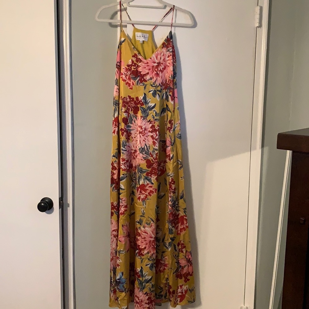 Silk maxi dress